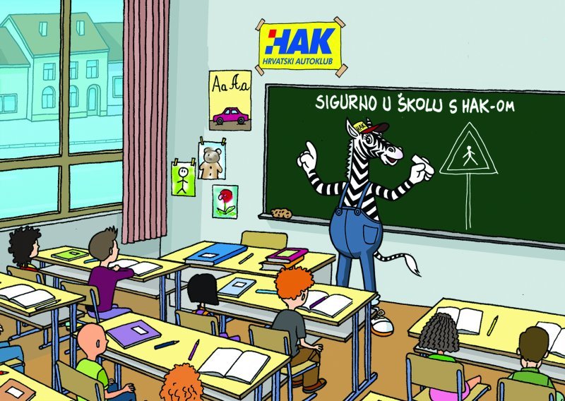 Akcija „Sigurno u školu s HAK-om“ - HAK upozorava vozače i roditelje na oprez