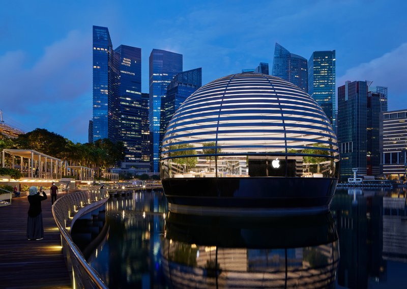 [FOTO] Pogledajte kako izgleda Appleov 'plutajući' dućan u Singapuru