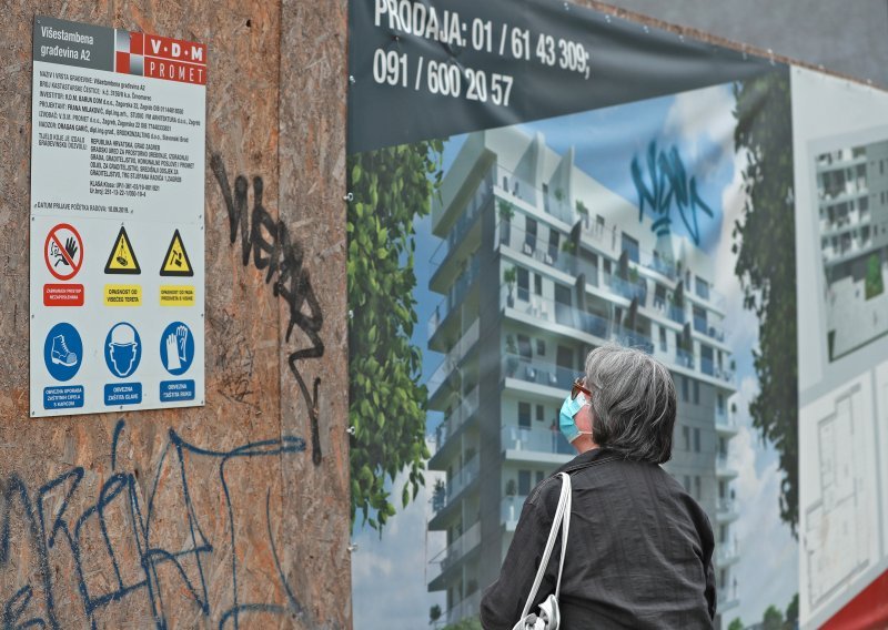 Subvencionirani krediti poskupili nove stanove 15 posto, kvadrat oko 1900 eura