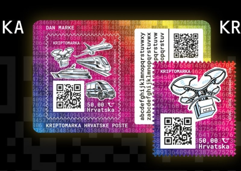 Hrvatska pošta rasprodala 500 hrvatskih kriptomarki