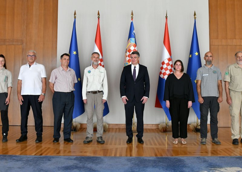 Milanović primio članove Hrvatske udruge čuvara prirode Hrvatski rendžer