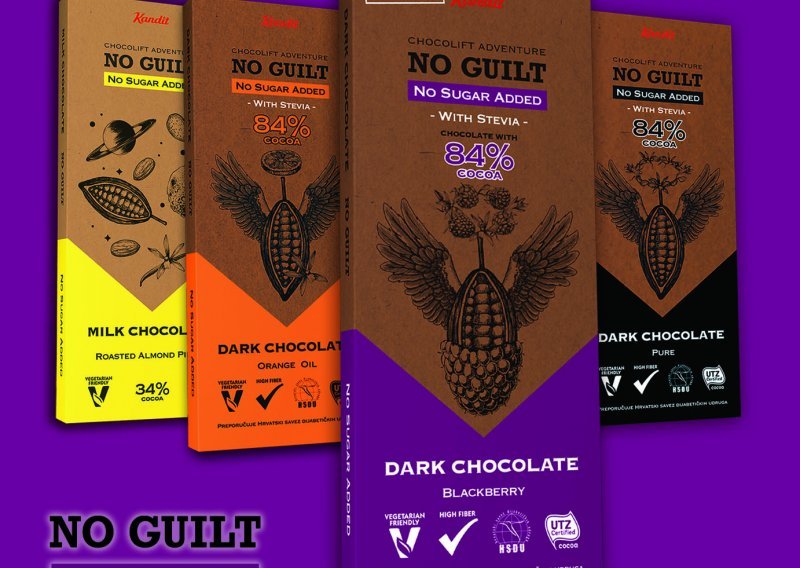 Novi doživljaj uživanja u čokoladi Kandit No guilt