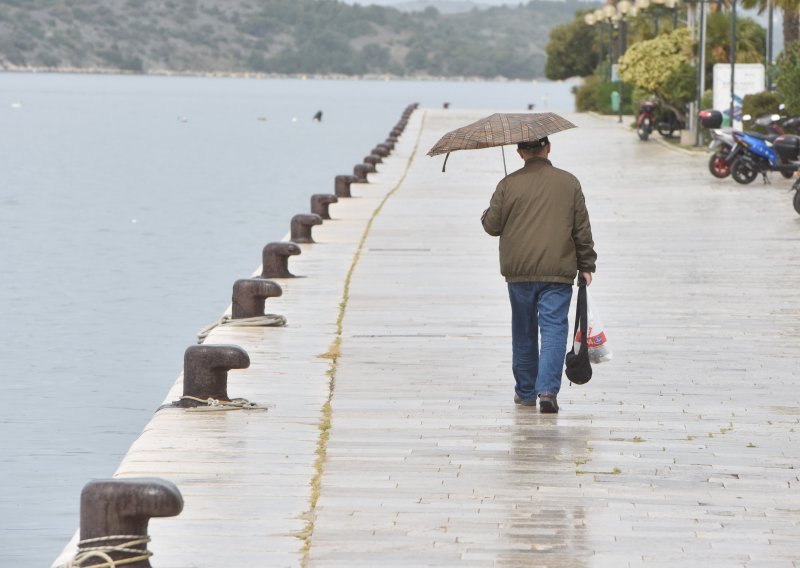 Dolazi kiša s grmljavinom, najprije na Jadran, a onda i u unutrašnjost