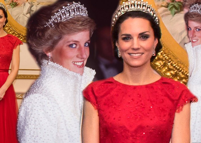 Kate Middleton zablistala poput princeze Diane