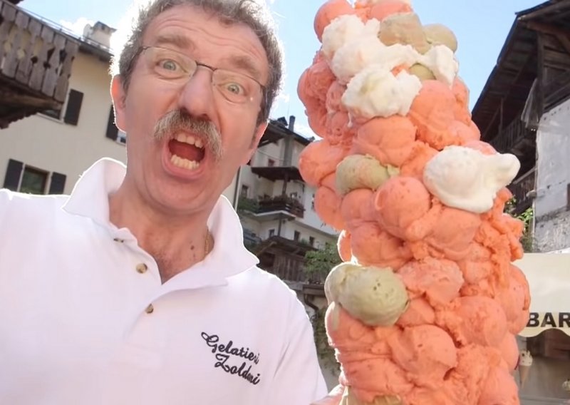 Talijan oborio najslađi rekord na svijetu: Složio kornet s čak 125 kuglica sladoleda