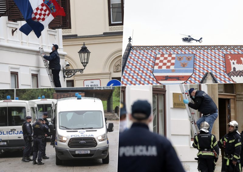 [FOTO/VIDEO] Na policajca ispred ulaza u Vladu na Markovu trgu pucao mladić iz Kutine. Što je motiv napada?