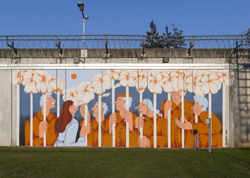 [FOTO] 'Horizont slobode': Pogledajte kako su umjetnici unijeli novi život u hrvatske kaznionice i zatvore