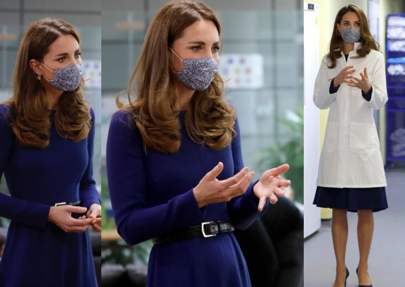 Kate Middleton očarala u elegantnoj plavoj haljini s potpisom njezine omiljene dizajnerice