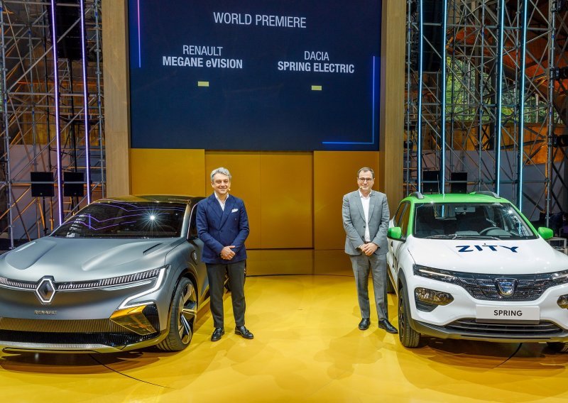 [FOTO/VIDEO] Renault Mégane eVision i Dacia Spring Electric predstavljeni javnosti; vizija mobilnosti bez emisija