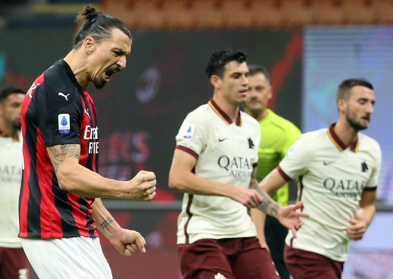 Zlatan Ibrahimović opet je bio junak Milana, a nakon dva gola Romi čekala se nova njegova objava. Naravno, i sada je pogodio u srž