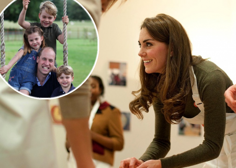 Najljepša zahvala: Princ William i Kate Middleton u kuhinju odveli svoje nasljednike i s njima ispekli ukusne kolače