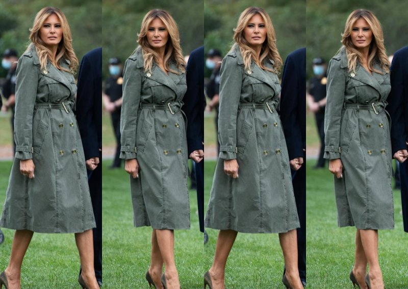 Pazi na svaki detalj: Kako bi izbjegla greške, Melania Trump odlučila se za modnik klasik koji svi vole