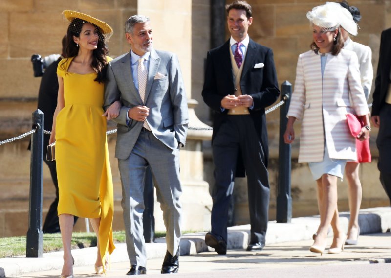 George i Amal Clooney princa Harryja i Meghan Markle upoznali su tek na kraljevskom vjenčanju?