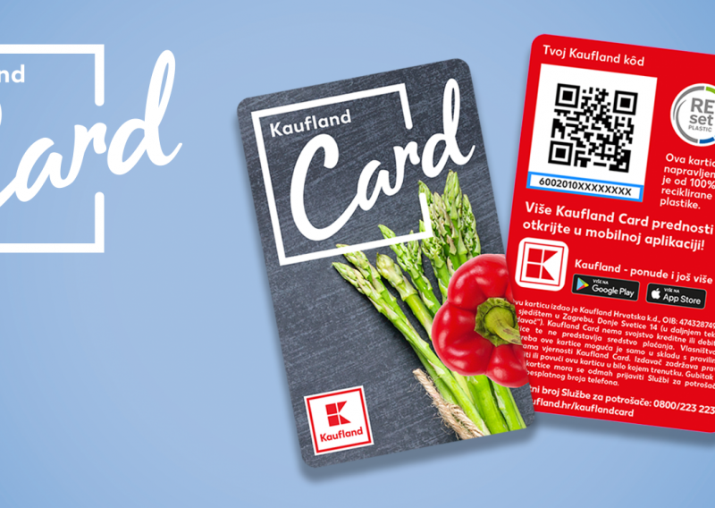 Kaufland Card od 100% reciklirane plastike
