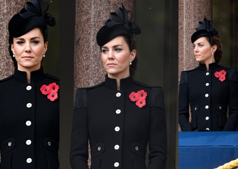 Elegantno izdanje: Kate Middleton privlačila poglede u kaputu neprolaznog 'military' stila