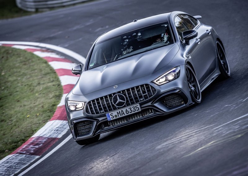 [FOTO/VIDEO] Mercedes-AMG GT 63 S 4MATIC + je najbrže vozilo luksuzne klase na Nordschleifeu; pogledajte službeni video!