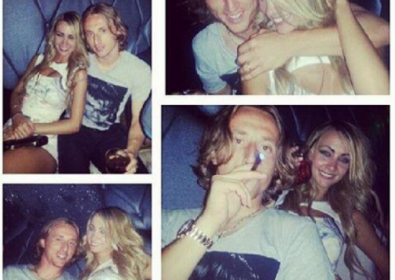 Luka Modrić u zagrljaju tajanstvene seksi plavuše!