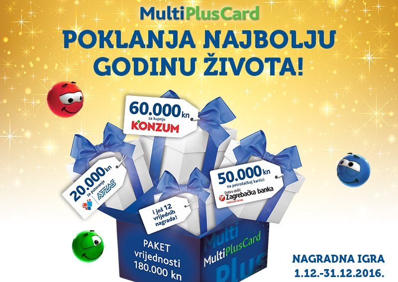 Nova nagradna igra – 'MultiPlusCard poklanja najbolju godinu života'