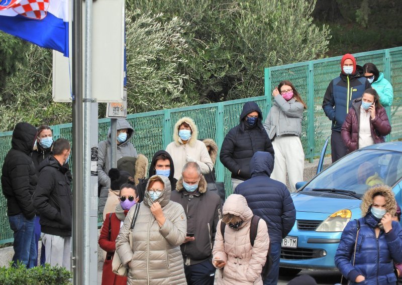 U Splitsko-dalmatinskoj županiji dosad najviše novozaraženih, čak 479