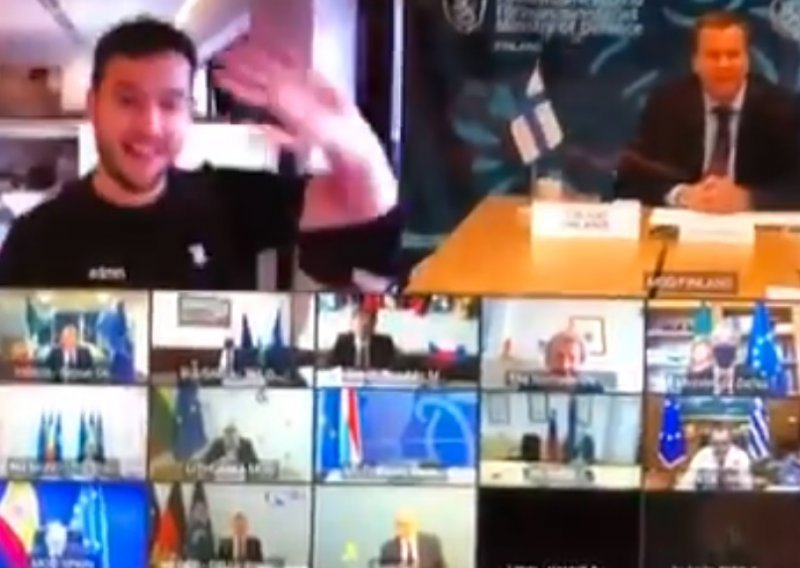 [VIDEO] Bizarna situacija: Novinar upao na povjerljivu video konferenciju europskih ministara obrane. 'Izlogirajte se prije nego što vam na vrata pokuca policija