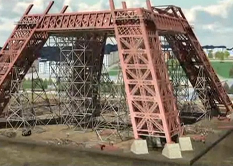 Pogledajte u 3D kako se gradio Eiffelov toranj