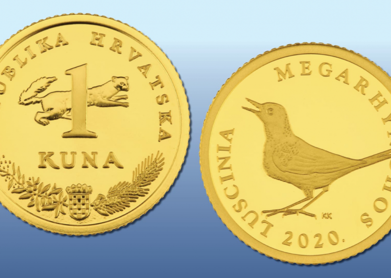 HNB izdao kovanicu 'Zlatna kuna', inicijalna cijena oko 4.568 kn