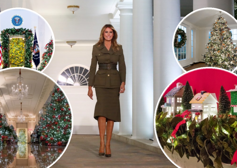 Posljednji Božić kao prva dama: Melania Trump pohvalila se blagdanskim dekoracijama kojima je okitila svaki kutak Bijele kuće