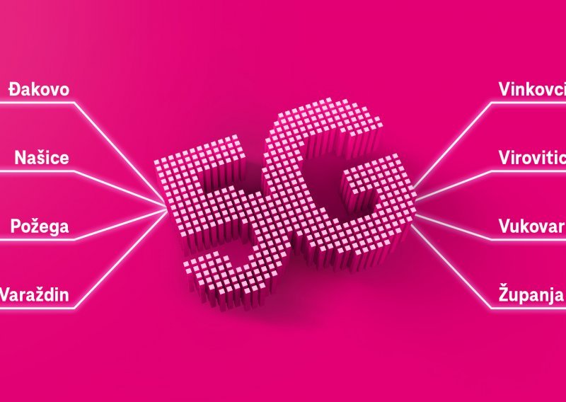 Hrvatski Telekom omogućio 5G mrežu u još osam gradova