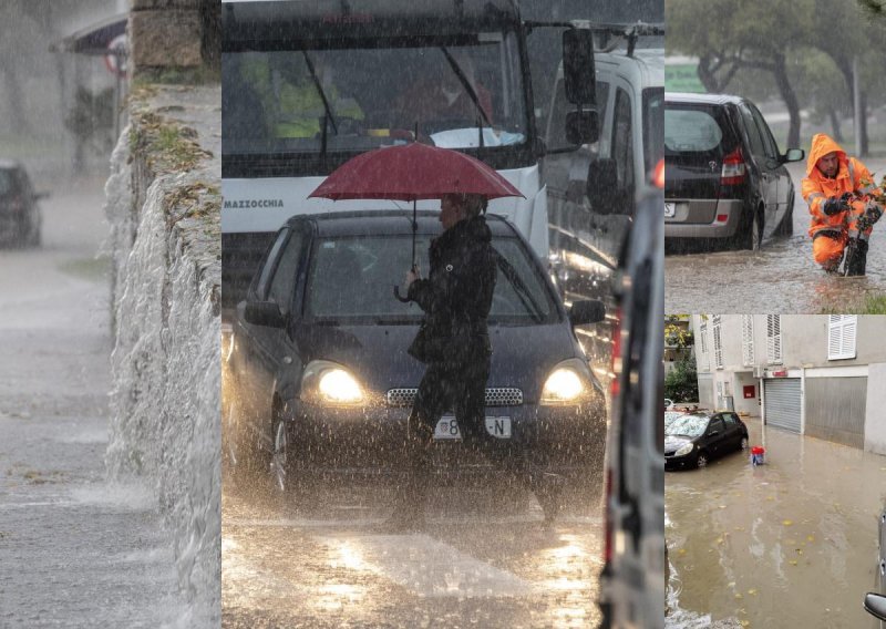 [FOTO/VIDEO] Vatrogasci zbog poplava u Splitu odradili stotinjak intervencija