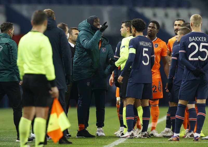 Kaos u Parizu; prekinuta utakmica između PSG-a i Istanbul Basaksehira