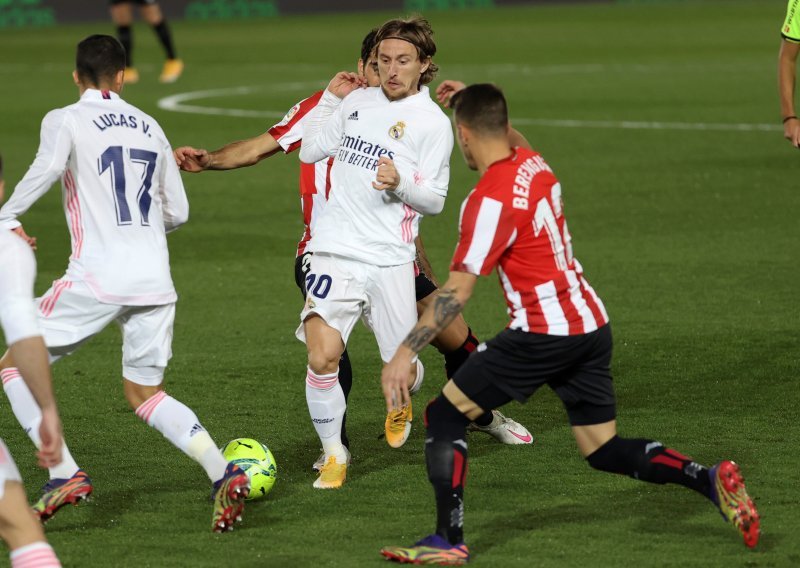 Real Madrid kod kuće slomio Athletic Bilbao; Luka Modrić asistirao za treći gol 'kraljevskog kluba'