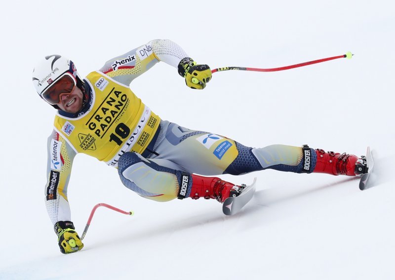 Norveški skijaš Aleksander Aamodt Kilde slavio u superveleslalomu u Val Gardeni