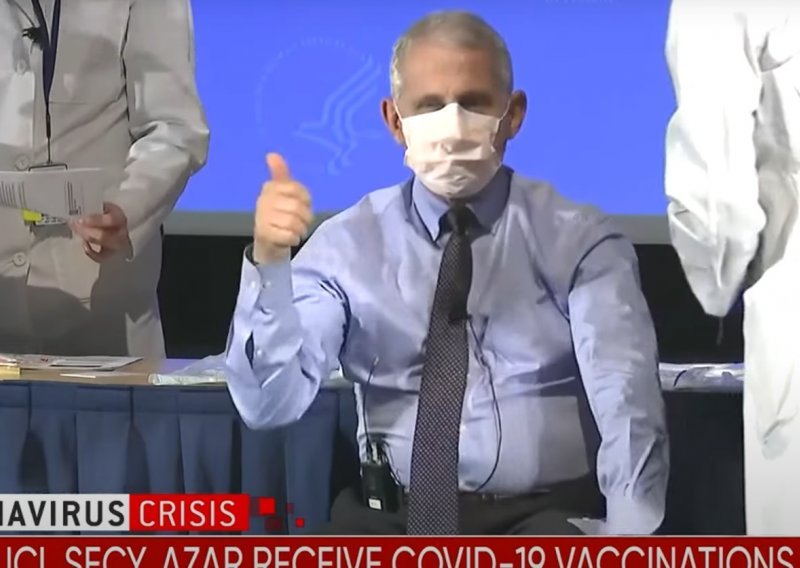 [VIDEO] Glavni američki stručnjak za zarazne bolesti cjepio se protiv korone