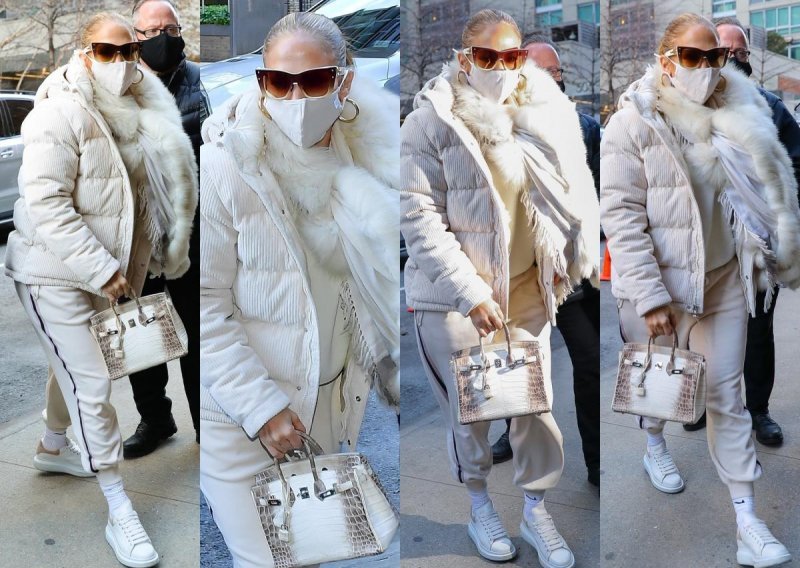 Bijela raskoš na gradskim ulicama: Jennifer Lopez ukrala pozornost u skupocjenom stajlingu