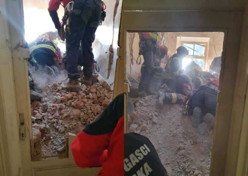 Vatrogasci objavili potresene fotografije akcije spašavanja žene zatrpane u ruševinama