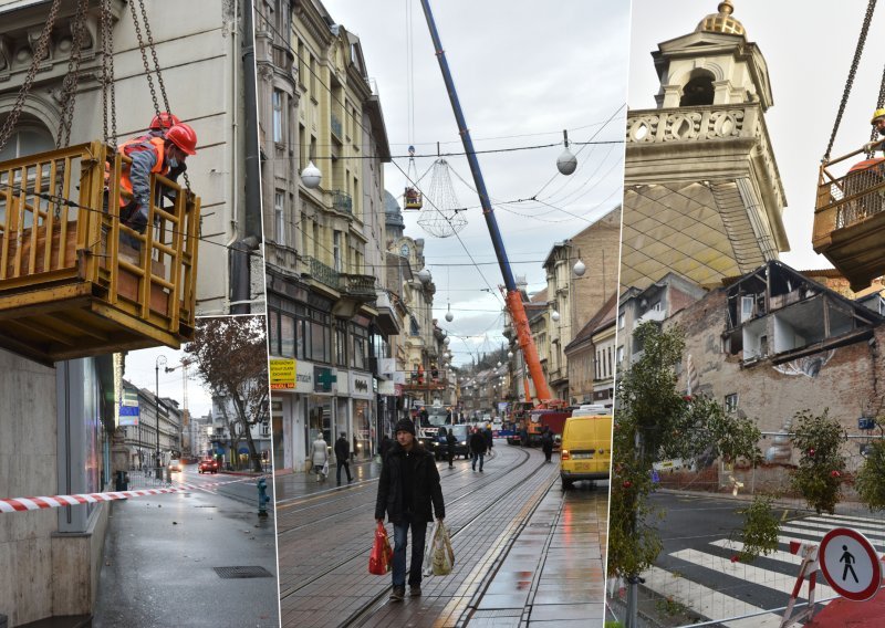 [FOTOPRIČA] Zagreb dan nakon katastrofalnog potresa na Baniji: Ulice puste, strojevi na terenu...