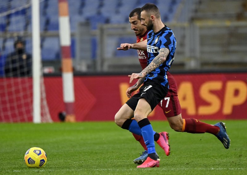 [FOTO] Inter uz dvije asistencije Marcela Brozovića preokrenuo vodstvo Rome, ali u Milano se vraća sa samo jednim bodom