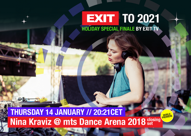 Svjetske premijere nastupa techno kraljica Nine Kraviz i Amelie Lens 14. i 15. siječnja na EXIT TV