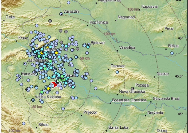 Potres jačine 3,2 stupnja po Richteru zatresao Baniju