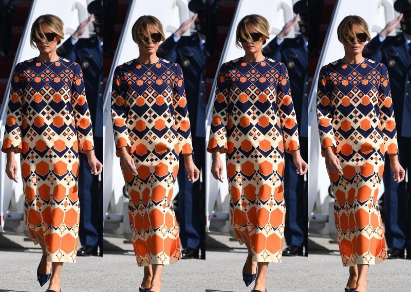 Ovo je jedno od najhrabrijih modnih izdanja Melanije Trump, no nisu baš svi oduševljeni; ponovno se zbijaju šale na njen račun