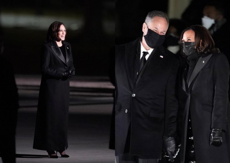 U crnom od glave do pete: Kamala Harris plijenila elegancijom u večernjim satima