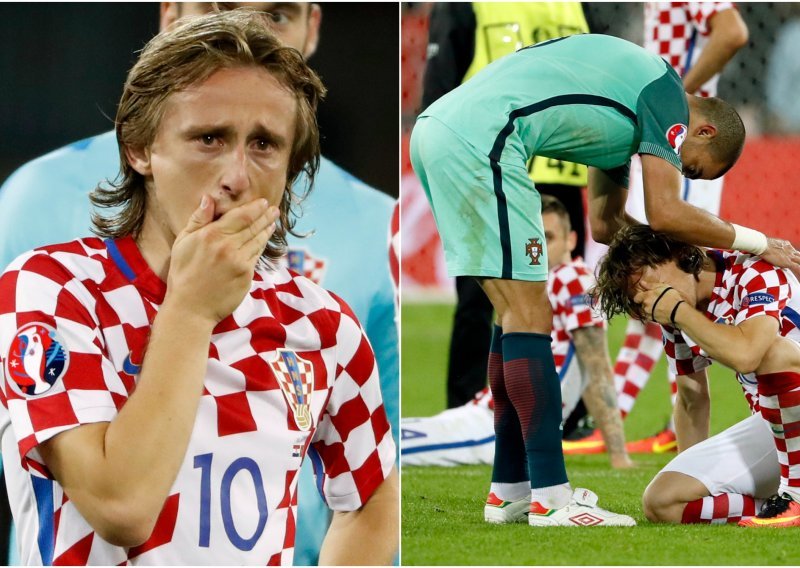 Neutješni Luka Modrić u suzama; prvi ga tješili Pepe i Ronaldo