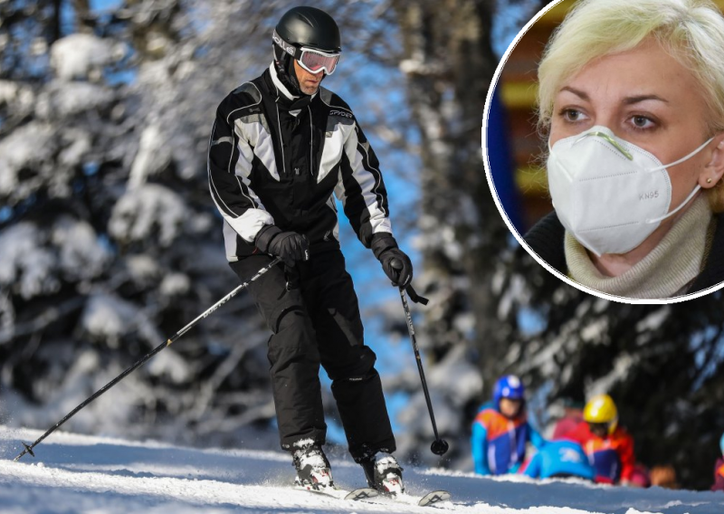 Bubaš: Skijanje je naporna aktivnost, jače se širi aerosol. Prije i poslije spusta - nosite maske!