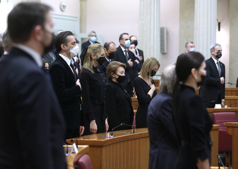 [FOTO/VIDEO] U Saboru održana komemoracija za Miroslava Tuđmana