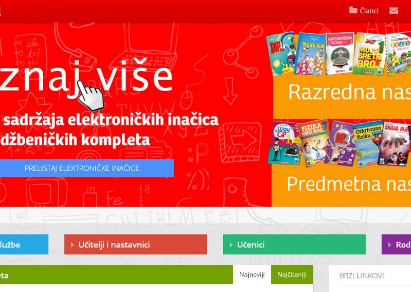 Digitalni udžbenici na Školskom portalu