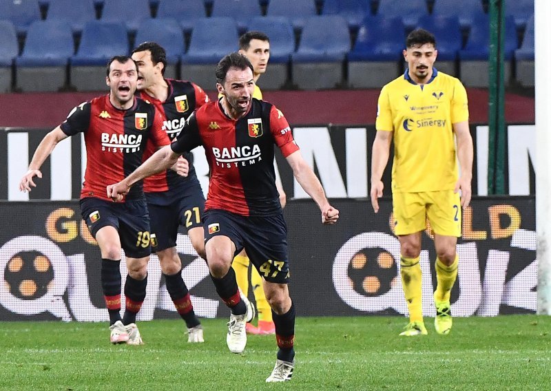 Milan Badelj u zadnjim sekundama golčinom s 18 metara spasio Genou od poraza protiv Jurićeve Verone; Marko Pjaca igrao skoro sat vremena