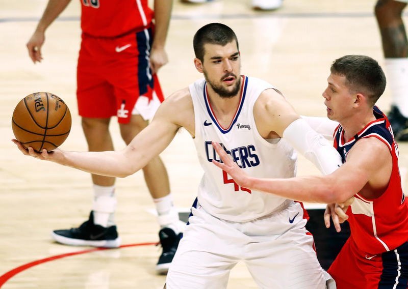 Visoki Hrvat Ivica Zubac igra u životnoj formi; bio je jedan od najboljih igrača LA Clippersa, momčadi koja napada NBA titulu