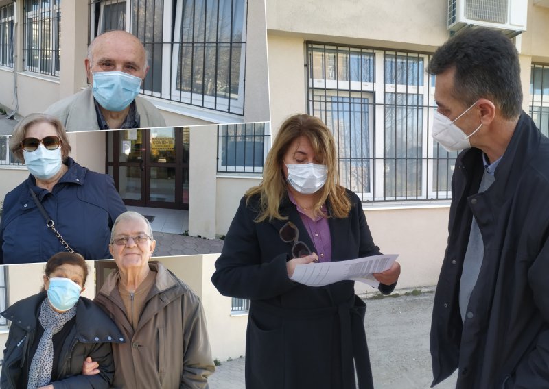 [FOTO] Provjerili smo kako teče cijepljenje u Splitu i zarazili se umirovljeničkim optimizmom: '57 smo godina u braku pa bi bilo lijepo da smo i to obavili skupa, ali fala bogu'
