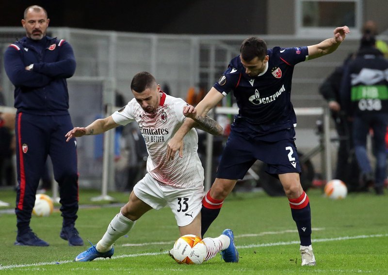 [FOTO] Milan zbog više golova u gostima rastužio Crvenu zvezdu; u osmini finala i Manchester United te Roma