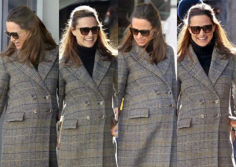 Pippa Middleton iz svog ormara izvukla kaput s kojim ne može pogriješiti i koji joj pristaje unatoč visokom stupnju trudnoće